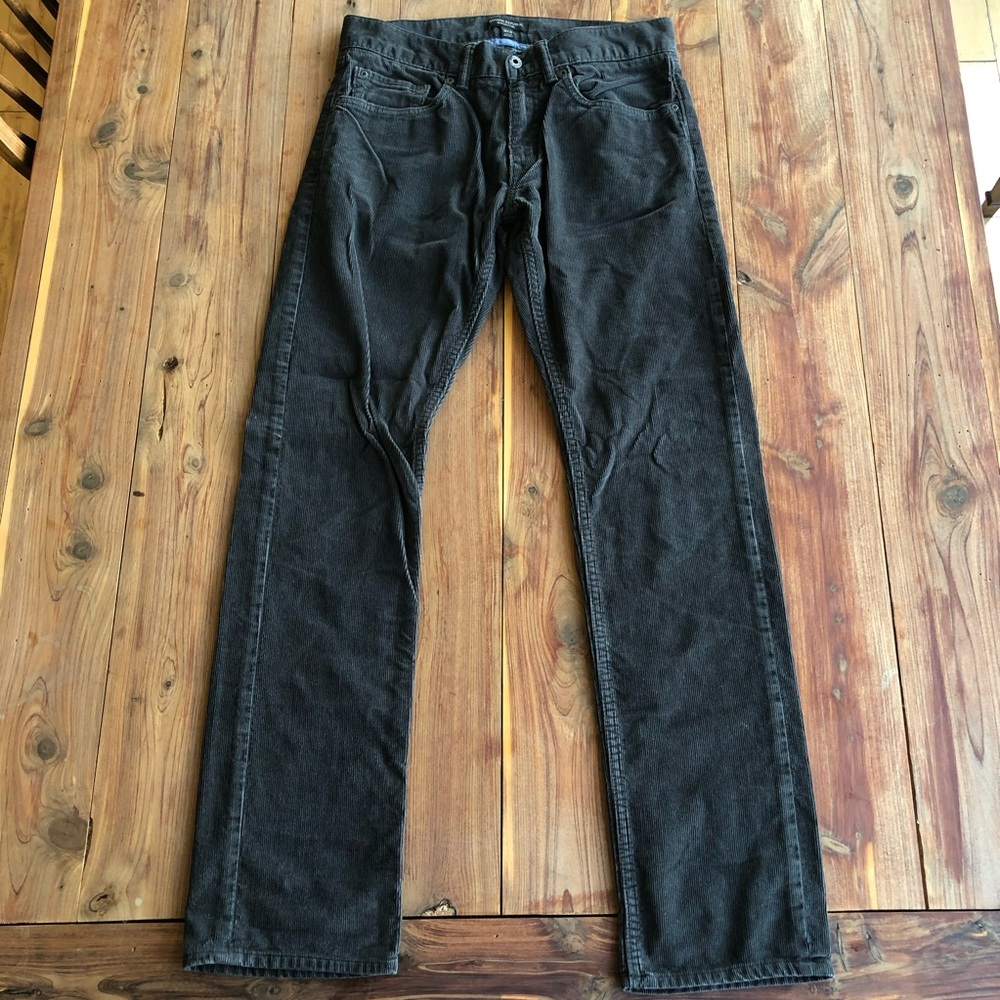 Banana Republic Dark Gray Corduroy Pants 30x32